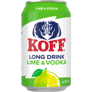 Gin Long Drink Lime & Vodka 5,5% 0,33l